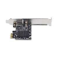 StarTech.com 1-Port 5G Gigabit PCIe Network Adapter Card, 5G/2.5G/1G/100M/10M PCI Express LAN Card, Realtek RTL8126, Windows and Linux, TAA Compliant, Internal, Wired, PCI Express, Ethernet, 5000 Mbit/s, Black, Silver