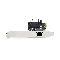 StarTech.com 1-Port 5G Gigabit PCIe Network Adapter Card, 5G/2.5G/1G/100M/10M PCI Express LAN Card, Realtek RTL8126, Windows and Linux, TAA Compliant, Internal, Wired, PCI Express, Ethernet, 5000 Mbit/s, Black, Silver