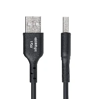 StarTech.com 1ft (30cm) USB-A to USB-C Charging Cable, Charge & Sync, 3A, USB 2.0, TPE Jacket - Black USB Charging Cord, 0.3 m, USB A, USB C, USB 2.0, 0.48 Gbit/s, Black