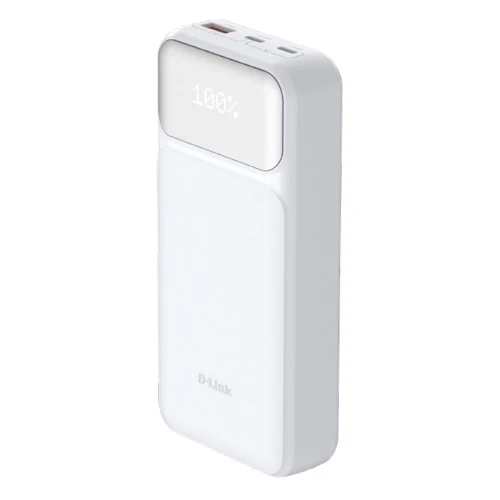D-Link 20000mAh Power Bank, 20000 mAh, White