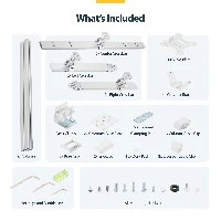 StarTech.com Six-Monitor Desk Mount with Crossbar, Up To 32-inch Computer Screens, Max 17.6lb (8kg) each, Dual Column, C-clamp/Grommet, Height Adjustable, Clamp/Grommet, 48 kg, 43.2 cm (17