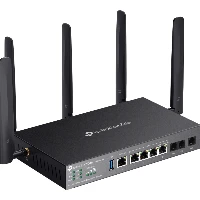 TP-Link Omada DR3650V-4G, Dual-band (2.4 GHz / 5 GHz), Ethernet LAN, ADSL, ADSL2, Black, Tabletop router