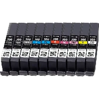 Canon PFI-300, Black, Blue, Cyan, Grey, Magenta, Photo black, Photo magenta, Red, Yellow, 10 pc(s), Multi pack