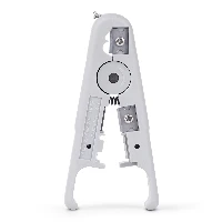 StarTech.com Network Cable Stripper and Cutter, Professional Wire Stripper for UTP/FTP/STP/Coax Cables, Rotary Wire Stripping and Cutting Tool, Hand cable cutter, Grey, Grey, 7.5 mm, 0 - 50 C, 105 pc(s)