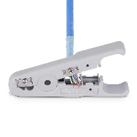 StarTech.com Network Cable Stripper and Cutter, Professional Wire Stripper for UTP/FTP/STP/Coax Cables, Rotary Wire Stripping and Cutting Tool, Hand cable cutter, Grey, Grey, 7.5 mm, 0 - 50 C, 105 pc(s)