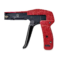 StarTech.com Nylon Cable Tie Gun, Zip Tie Cable Installation and Cutter Tool, Zip Tie Tensioning/Tightener, Works with Nylon Zip Ties 2.4mm to 4.8mm, TAA Compliant, Red, 2.4 - 4.8 mm, Nylon, Aluminium, Steel, 127 mm, 156 mm