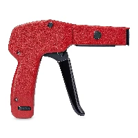 StarTech.com Nylon Cable Tie Gun, Zip Tie Cable Installation and Cutter Tool, Zip Tie Tensioning/Tightener, Works with Nylon Zip Ties 2.4mm to 4.8mm, TAA Compliant, Red, 2.4 - 4.8 mm, Nylon, Aluminium, Steel, 127 mm, 156 mm
