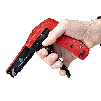 StarTech.com Nylon Cable Tie Gun, Zip Tie Cable Installation and Cutter Tool, Zip Tie Tensioning/Tightener, Works with Nylon Zip Ties 2.4mm to 4.8mm, TAA Compliant, Red, 2.4 - 4.8 mm, Nylon, Aluminium, Steel, 127 mm, 156 mm