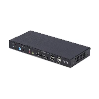StarTech.com 2-Port Dual-Monitor DisplayPort KVM Switch with Dual View Video Matrix, 4K 60Hz, 4x USB Hub Ports, Hotkey Switching, DP 1.2 Matrix KVM, TAA Compliant, 3840 x 2160 pixels, 4K Ultra HD, 36 W, Black