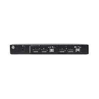 StarTech.com 2-Port Dual-Monitor DisplayPort KVM Switch with Dual View Video Matrix, 4K 60Hz, 4x USB Hub Ports, Hotkey Switching, DP 1.2 Matrix KVM, TAA Compliant, 3840 x 2160 pixels, 4K Ultra HD, 36 W, Black