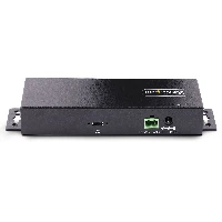 StarTech.com 7-Port Industrial USB 10Gbps Hub with Power Adapter, Metal, Mountable, 5x USB-A and 2x USB-C Downstream Ports, ESD Protection, Powered USB Hub, TAA, USB 3.2 Gen 2 (3.1 Gen 2) Type-C, USB 3.2 Gen 2 (3.1 Gen 2) Type-A, USB 3.2 Gen 2 (3.1 Gen 2) Type-C, 10000 Mbit/s, Black, Steel, 15 kV