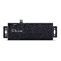 StarTech.com 7-Port Industrial USB 10Gbps Hub with Power Adapter, Metal, Mountable, 5x USB-A and 2x USB-C Downstream Ports, ESD Protection, Powered USB Hub, TAA, USB 3.2 Gen 2 (3.1 Gen 2) Type-C, USB 3.2 Gen 2 (3.1 Gen 2) Type-A, USB 3.2 Gen 2 (3.1 Gen 2) Type-C, 10000 Mbit/s, Black, Steel, 15 kV