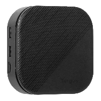 Targus DOCK116GLZ, Wired, USB 3.2 Gen 2 (3.1 Gen 2) Type-C, 80 W, Black, 10 Gbit/s, HD