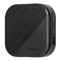 Targus DOCK116GLZ, Wired, USB 3.2 Gen 2 (3.1 Gen 2) Type-C, 80 W, Black, 10 Gbit/s, HD