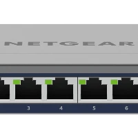 NETGEAR GS108MX-100EUS, Unmanaged, L2, Gigabit Ethernet (10/100/1000), Full duplex, Rack mounting, Desktop/Wall-Mounting