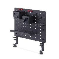 StarTech.com 1612B-DESK-PEGBOARD, Black, 420 mm, 48.5 mm, 320 mm, 2.6 kg, 456 mm