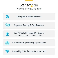 StarTech.com 1612B-DESK-PEGBOARD, Black, 420 mm, 48.5 mm, 320 mm, 2.6 kg, 456 mm