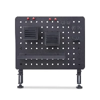 StarTech.com 1612B-DESK-PEGBOARD, Black, 420 mm, 48.5 mm, 320 mm, 2.6 kg, 456 mm