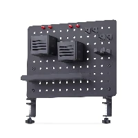 StarTech.com 1612B-DESK-PEGBOARD, Black, 420 mm, 48.5 mm, 320 mm, 2.6 kg, 456 mm