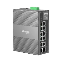 TP-Link Omada 10-Port Gigabit Industrial Easy Managed Switch with 6-Port PoE+ and 2-Port PoE++, Managed, Gigabit Ethernet (10/100/1000), Power over Ethernet (PoE), Rack mounting, DIN rail