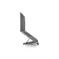 Kensington EQ Adjustable Aluminium Laptop Stand, Laptop stand, Black, Aluminium, 25.4 cm (10