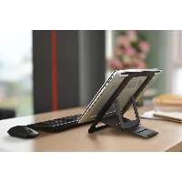 Kensington EQ Adjustable Aluminium Laptop Stand, Laptop stand, Black, Aluminium, 25.4 cm (10