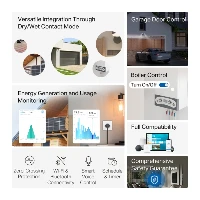 TP-Link Tapo S110E, Switching actuator, White, Amazon Alexa / Google Home / Apple HomeKit, 802.11b, 802.11g, Wi-Fi 4 (802.11n), AC, 150 W