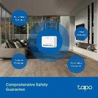 TP-Link Tapo S110E, Switching actuator, White, Amazon Alexa / Google Home / Apple HomeKit, 802.11b, 802.11g, Wi-Fi 4 (802.11n), AC, 150 W