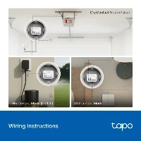 TP-Link Tapo S110E, Switching actuator, White, Amazon Alexa / Google Home / Apple HomeKit, 802.11b, 802.11g, Wi-Fi 4 (802.11n), AC, 150 W