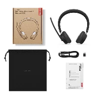 Lenovo 6550, Wireless, 20 - 20000 Hz, Office/Call center, 165 g, Headset, Black