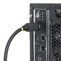 StarTech.com 50cm (1.6ft) High Speed HDMI Cable with Gripping Connectors, 4K 60Hz/1440p 144Hz, HDR10/HDCP 2.2/ARC, 18Gbps, UHD HDMI Cord for TV/Monitor/Display, TPE Jacket, 0.5 m, HDMI Type A (Standard), HDMI Type A (Standard), 18 Gbit/s, Audio Return Channel (ARC), Black