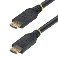 StarTech.com 10m (33ft) Active High Speed HDMI Cable with Gripping Connectors, 4K 60Hz/1440p 144Hz, HDR10/HDCP 2.2/ARC, 18Gbps, UHD HDMI Cord for TV/Monitor/Display, TPE Jacket, 10 m, HDMI Type A (Standard), HDMI Type A (Standard), 18 Gbit/s, Audio Return Channel (ARC), Black