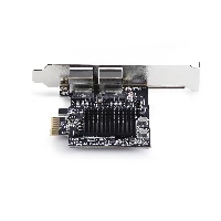 StarTech.com 2-Port 5G Gigabit PCIe Network Adapter Card, 5G/2.5G/1G/100M/10M PCI Express LAN Card, Realtek RTL8126, Windows and Linux, TAA Compliant, Internal, Wired, PCI Express, Ethernet, 5000 Mbit/s, Black