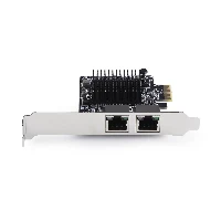 StarTech.com 2-Port 5G Gigabit PCIe Network Adapter Card, 5G/2.5G/1G/100M/10M PCI Express LAN Card, Realtek RTL8126, Windows and Linux, TAA Compliant, Internal, Wired, PCI Express, Ethernet, 5000 Mbit/s, Black