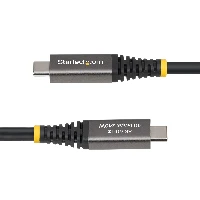 StarTech.com 2m (6ft) Active USB4 Cable, 40Gbps, 240W PD, 8K 60Hz/4K 240Hz DP2.1 DP40, TPE Jacket, Thunderbolt 4 Compatible USB-C Cable - Black USB-C Cord, 2 m, USB C, USB C, USB4 Gen 3x2, 40 Gbit/s, Black