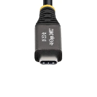 StarTech.com 2m (6ft) Active USB4 Cable, 40Gbps, 240W PD, 8K 60Hz/4K 240Hz DP2.1 DP40, TPE Jacket, Thunderbolt 4 Compatible USB-C Cable - Black USB-C Cord, 2 m, USB C, USB C, USB4 Gen 3x2, 40 Gbit/s, Black