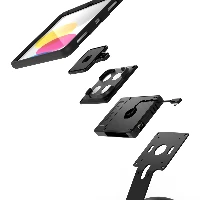 Compulocks Universal Tablet Magnetic Core Counter Stand or Wall Mount Plus Hub Black, Multimedia stand, Black, Metal, Tablet, 100 x 100 mm, 171.6 mm