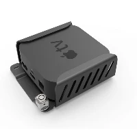 Compulocks Apple TV Security Mount (4th, 4k 1-2nd Gen) (2018-2021) with Cable Lock Black, Aluminium, Black