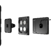 Compulocks Universal Tablet Magnetic Wall Mount Plus Hub Black, Tablet/UMPC, Active holder, Black