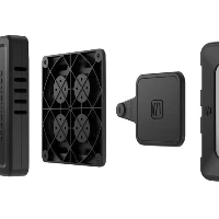 Compulocks Universal Tablet Magnetic Wall Mount Plus Hub Black, Tablet/UMPC, Active holder, Black