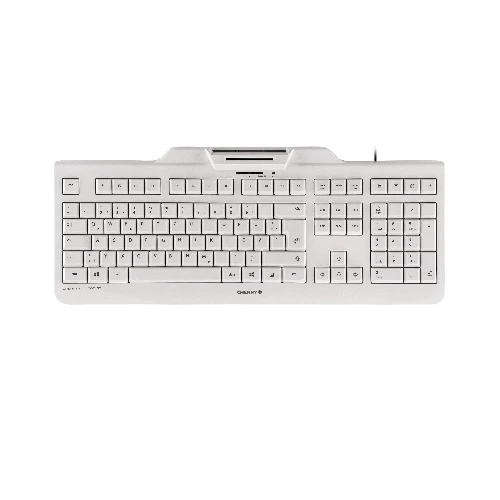 CHERRY KC 1000 SC, Full-size (100%), Wired, USB, QWERTZ, Grey