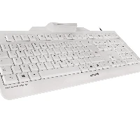 CHERRY KC 1000 SC, Full-size (100%), Wired, USB, QWERTZ, Grey