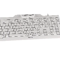 CHERRY KC 1000 SC, Full-size (100%), Wired, USB, QWERTZ, Grey