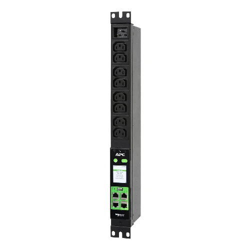 APC Easy PDU Metered 1U 16A 230V (8)C13, Metered, 1U, Single-phase, Vertical, Black, 8 AC outlet(s)