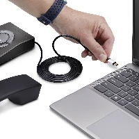 StarTech.com UR9-HEADSET-ADAPTER, USB-C, RJ-9, 1.8 m, Black
