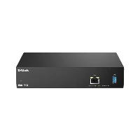 D-Link Nuclias Connect Network Controller, Black, 10,100,1000,2500 Mbit/s, 100 - 240 V, 12 V, 2 A, 190 mm