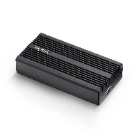 StarTech.com USB4 M.2 NVMe Enclosure, 40Gbps, External USB-C/Thunderbolt NVMe SSD Enclosure, Aluminum Heatsink Case, B+M/M-Key, SSD enclosure, M.2, PCI Express, 40 Gbit/s, USB connectivity, Black