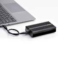 StarTech.com USB4 M.2 NVMe Enclosure, 40Gbps, External USB-C/Thunderbolt NVMe SSD Enclosure, Aluminum Heatsink Case, B+M/M-Key, SSD enclosure, M.2, PCI Express, 40 Gbit/s, USB connectivity, Black