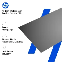 HP 14-inch Widescreen Laptop Privacy Filter, 22.8 g