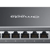 TP-Link Omada ES210GP, Managed, L2, Gigabit Ethernet (10/100/1000), Power over Ethernet (PoE), Rack mounting, DIN rail